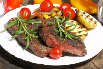 Grilled fillet of beef