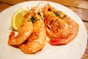 海老の料理