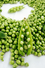 Green beans on the table