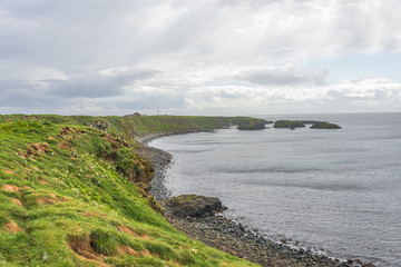 Icelandic colorful landscape on Iceland, summer time