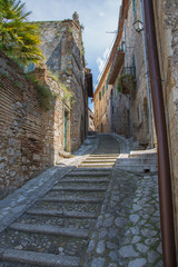 Alley with stairs