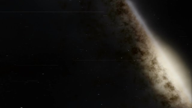 A lightspeed pan across the Milky Way
