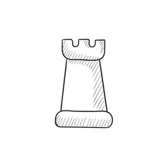 Chess sketch icon.