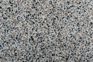 Cement with small gravel texture