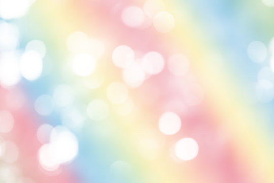 Dream rainbow color light background