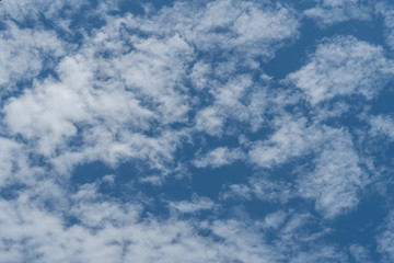 White cloud with Blue sky