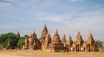 Ancient Buddhist temples in Bagan