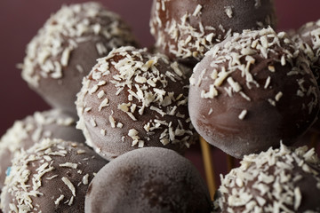 Chocolate cake pops