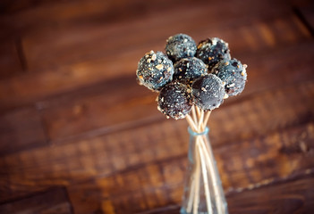 Chocolate cake pops