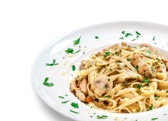 noodles with mushrooms