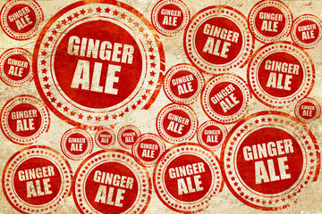 would be ale, red stamp on a grunge paper texture