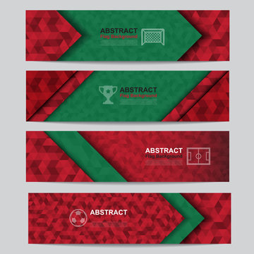 Abstract flag colour background