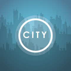 City design. Building icon. Colorful illustration , vector