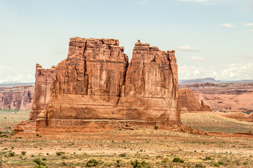 Named Rock Formations in Arches National Park 