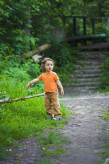Little walks in the garden.