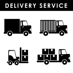 Delivery design. Shipping icon. Flat illustration, vector