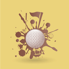 golf sport design 