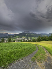 Storm clouds over the Mount Pilatus, Gewitterwolken &uuml;ber dem Pilatus