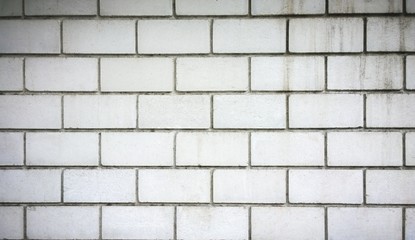 Aged gray brick wall. Used for background backdrop texture (wall, background, brick)
