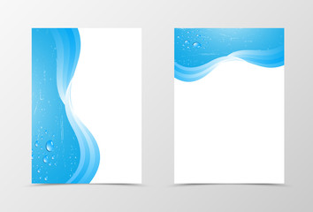 Flyer template design.