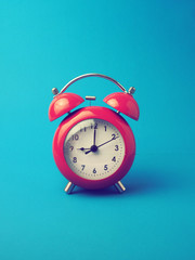 vintage retro red clock