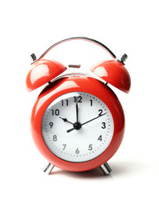 vintage retro red clock