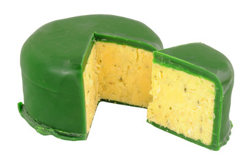 Green Wax Covered Cheese