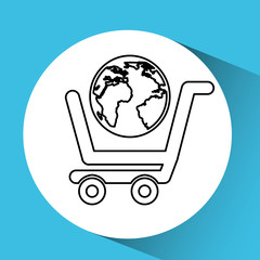 cart shopping  design 