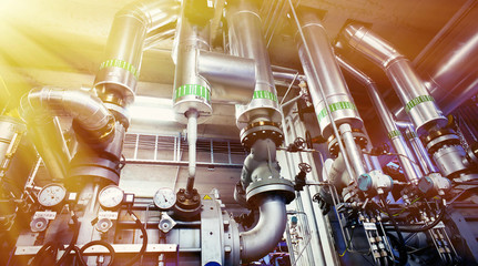 Industrial Steel  pipelines and valves