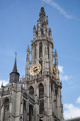 Fototapeta na wymiar Cathedral of Our Lady in Antwerp