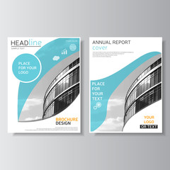 Brochure template. Annual report. Leaflet design. Flyer layout. Magazine cover, poster template. Vector illustration, eps 10