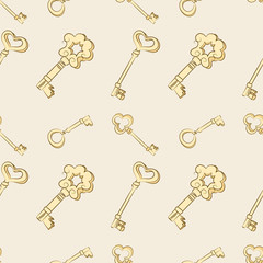 Seamless keys pattern