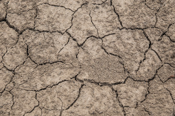 Cracked ground texture background