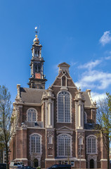 Fototapeta na wymiar Westerkerk (Western Church), Amsterdam