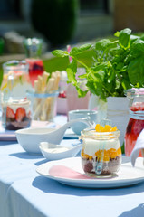 Gartenparty Tischdeko