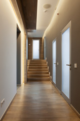 Interior of modern new empty at dental clinic.