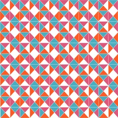 Tapeten Vintage hipsters geometric pattern © premyuda