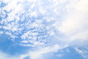 clouds on blue sky