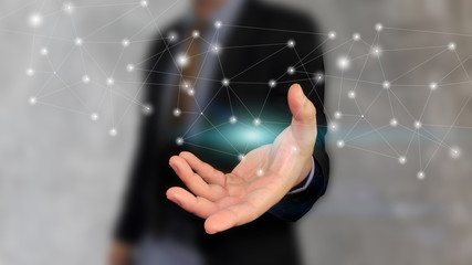 Social network concept.