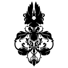 Fototapeta premium Decorative ornament. Vector background. Pattern borders.