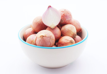 Garlic isolated on white background