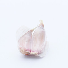 Garlic isolated on white background