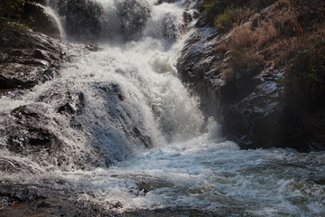 Речной водопад в джунглях