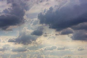 Cloudy light which shines.