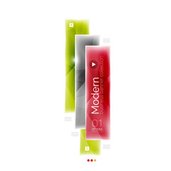 Glossy stripes business infographics.