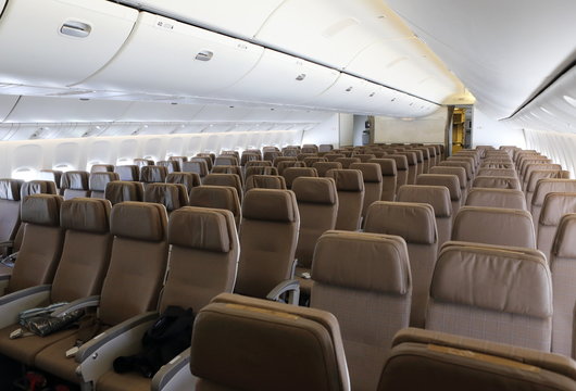 Large plane interior