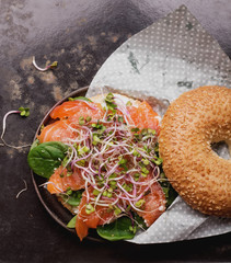 Bagels with Salmon