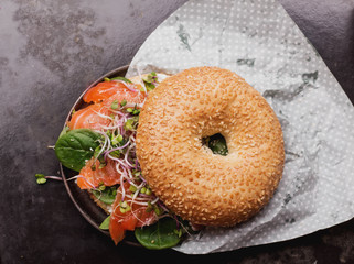 Bagels with Salmon