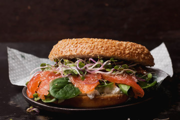 Bagels with Salmon