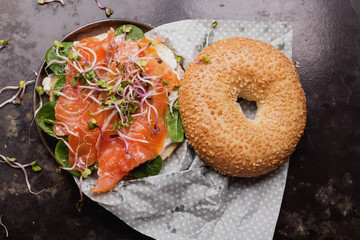 Bagels with Salmon
